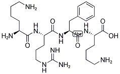 LYS-ARG-PHE-LYS 结构式