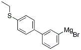 3-(4-ETHYLTHIOPHENYL)PHENYLMAGNESIUM BROMIDE 结构式