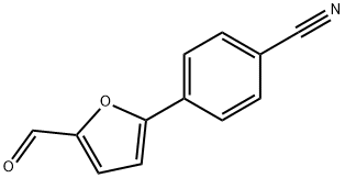 4-(5-甲酰基呋喃-2-基)苄腈 结构式