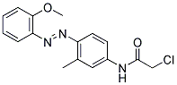 2-CHLORO-N-[4-(2-METHOXY-PHENYLAZO)-3-METHYL-PHENYL]-ACETAMIDE 结构式