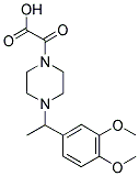 (4-[1-(3,4-DIMETHOXYPHENYL)ETHYL]PIPERAZIN-1-YL)(OXO)ACETIC ACID 结构式