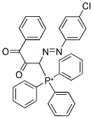 (1-[(4-CHLOROPHENYL)DIAZENYL]-2,3-DIOXO-3-PHENYLPROPYL)(TRIPHENYL)PHOSPHONIUM 结构式