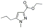 Ethyl 1-methyl-5-propyl-1H-pyrazole-3-carboxylate 结构式