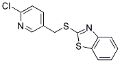 1,3-Benzothiazol-2-yl (6-chloro-3-pyridinyl)methyl sulfide 结构式