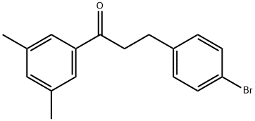 3-(4-BROMOPHENYL)-3',5'-DIMETHYLPROPIOPHENONE 结构式