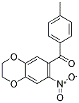 (7-NITRO-2,3-DIHYDRO-BENZO[1,4]DIOXIN-6-YL)-P-TOLYL-METHANONE 结构式