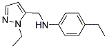 (4-ETHYL-PHENYL)-(2-ETHYL-2 H-PYRAZOL-3-YLMETHYL)-AMINE 结构式