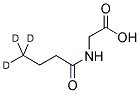 氘代丁酰(4,4,4-D3)氨基乙酸 结构式