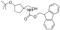 (3-TERT-BUTOXY-1-HYDROXYMETHYL-CYCLOPENTYL)-CARBAMIC ACID 9H-FLUOREN-9-YLMETHYL ESTER 结构式