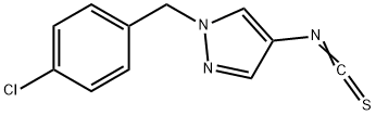 1-(4-CHLORO-BENZYL)-4-ISOTHIOCYANATO-1H-PYRAZOLE 结构式