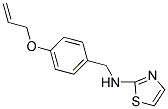 N-(4-(ALLYLOXY)BENZYL)-1,3-THIAZOL-2-AMINE 结构式