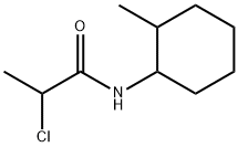 2-氯-N-(2-甲基环己基)丙酰胺 结构式