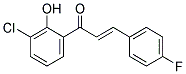 3'-CHLORO-4-FLUORO-2'-HYDROXYCHALCONE 结构式