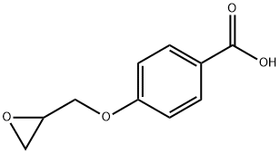 4-(2-环氧乙烷基甲氧基)苯甲酸 结构式