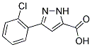 5-(2-CHLORO-PHENYL)-2 H-PYRAZOLE-3-CARBOXYLIC ACID 结构式