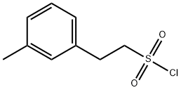 2-(间甲苯基)乙烷-1-磺酰氯 结构式