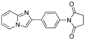 1-(4-IMIDAZO[1,2-A]PYRIDIN-2-YLPHENYL)-2,5-PYRROLIDINEDIONE 结构式