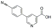 5-(4-CYANOPHENYL)NICOTINIC ACID 结构式