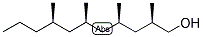 2(R),4(R),6(R),8(R)-Tetramethylundecanol 结构式