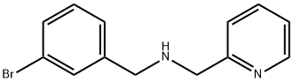 1-(3-Bromophenyl)-N-(pyridin-2-ylmethyl)methanamine 结构式