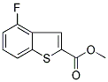 METHYL 4-FLUORO-1-BENZOTHIOPHENE-2-CARBOXYLATE 结构式