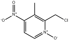 2-(CHLOROMETHYL)-3-METHYL-4-NITROPYRIDINE 1-OXIDE 结构式