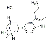 2-[5-(1-ADAMANTYL)-2-METHYL-1H-INDOL-3-YL]ETHYLAMINE HYDROCHLORIDE 结构式