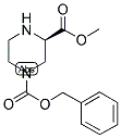 (R)-PIPERAZINE-1,3-DICARBOXYLIC ACID 1-BENZYL ESTER 3-METHYL ESTER 结构式