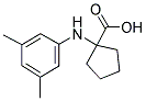 1-(3,5-DIMETHYL-PHENYLAMINO)-CYCLOPENTANE-CARBOXYLIC ACID 结构式
