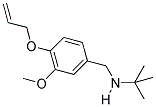 N-[4-(ALLYLOXY)-3-METHOXYBENZYL]-2-METHYLPROPAN-2-AMINE 结构式