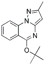 5-(TERT-BUTOXY)-2-METHYLPYRAZOLO[1,5-A]QUINAZOLINE 结构式