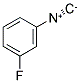 3-FLUOROPHENYLISOCYANIDE 结构式