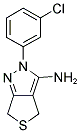 2-(3-CHLOROPHENYL)-2,6-DIHYDRO-4H-THIENO[3,4-C]PYRAZOL-3-AMINE 结构式