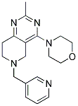 2-METHYL-4-MORPHOLIN-4-YL-6-(PYRIDIN-3-YLMETHYL)-5,6,7,8-TETRAHYDROPYRIDO[4,3-D]PYRIMIDINE 结构式