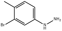 (3-溴-4-甲基苯基)肼 结构式