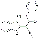 4-CHLORO-2-(1,3-DIHYDRO-2H-BENZIMIDAZOL-2-YLIDENE)-3-OXO-4-PHENYLBUTANENITRILE 结构式