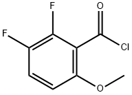 2,3-DIFLUORO-6-METHOXYBENZOYL CHLORIDE 结构式
