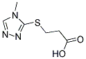 3-(4-Methyl-4 H-[1,2,4]triazol-3-ylsulfanyl)-propionic acid 结构式
