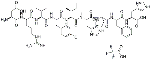 Angiotensin I, 1-9 TFA 结构式