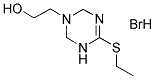 2-[4-(ETHYLTHIO)-3,6-DIHYDRO-1,3,5-TRIAZIN-1(2H)-YL]ETHANOL HYDROBROMIDE 结构式