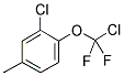 2-CHLORO-1-(CHLORO-DIFLUORO-METHOXY)-4-METHYL-BENZENE 结构式