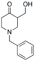 1-BENZYL-3-HYDROXYMETHYL-4-PIPERIDONE 结构式