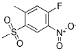 1-FLUORO-5-METHYL-4-(METHYLSULFONYL)-2-NITROBENZENE 结构式