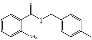 2-氨基-N-(4-甲苄基)苯甲酰胺 结构式