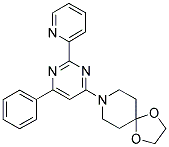 8-(6-PHENYL-2-PYRIDIN-2-YLPYRIMIDIN-4-YL)-1,4-DIOXA-8-AZASPIRO[4.5]DECANE 结构式