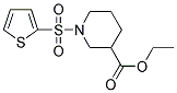 1-(THIOPHENE-2-SULFONYL)-PIPERIDINE-3-CARBOXYLIC ACID ETHYL ESTER 结构式