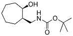 BOC-(+/-)-CIS-2-AMINOMETHYLCYCLOHEPTANOL 结构式