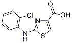 2-(2-CHLORO-PHENYLAMINO)-THIAZOLE-4-CARBOXYLIC ACID 结构式