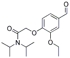 2-(2-ETHOXY-4-FORMYLPHENOXY)-N,N-DIISOPROPYLACETAMIDE 结构式