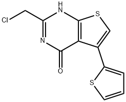 2-(Chloromethyl)-5-(thiophen-2-yl)-3H,4H-thieno[2,3-d]pyrimidin-4-one